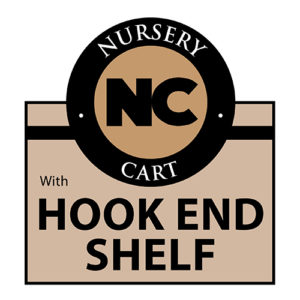 Nursery hook end shelf cart Wellmaster Nursery and Greenhouse Products