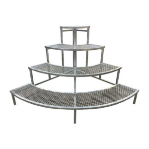 4 Step Quarter Round Display Bench